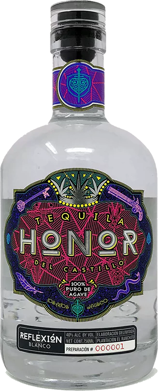 Reflexion Blanco  Tequila Honor Del Castillo