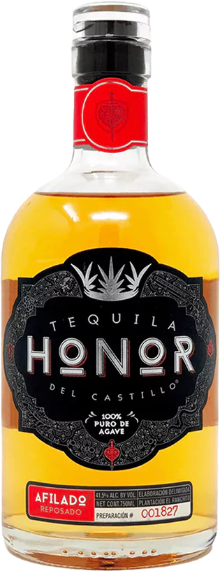 Afilado High Proof Reposado  Tequila Honor Del Castillo